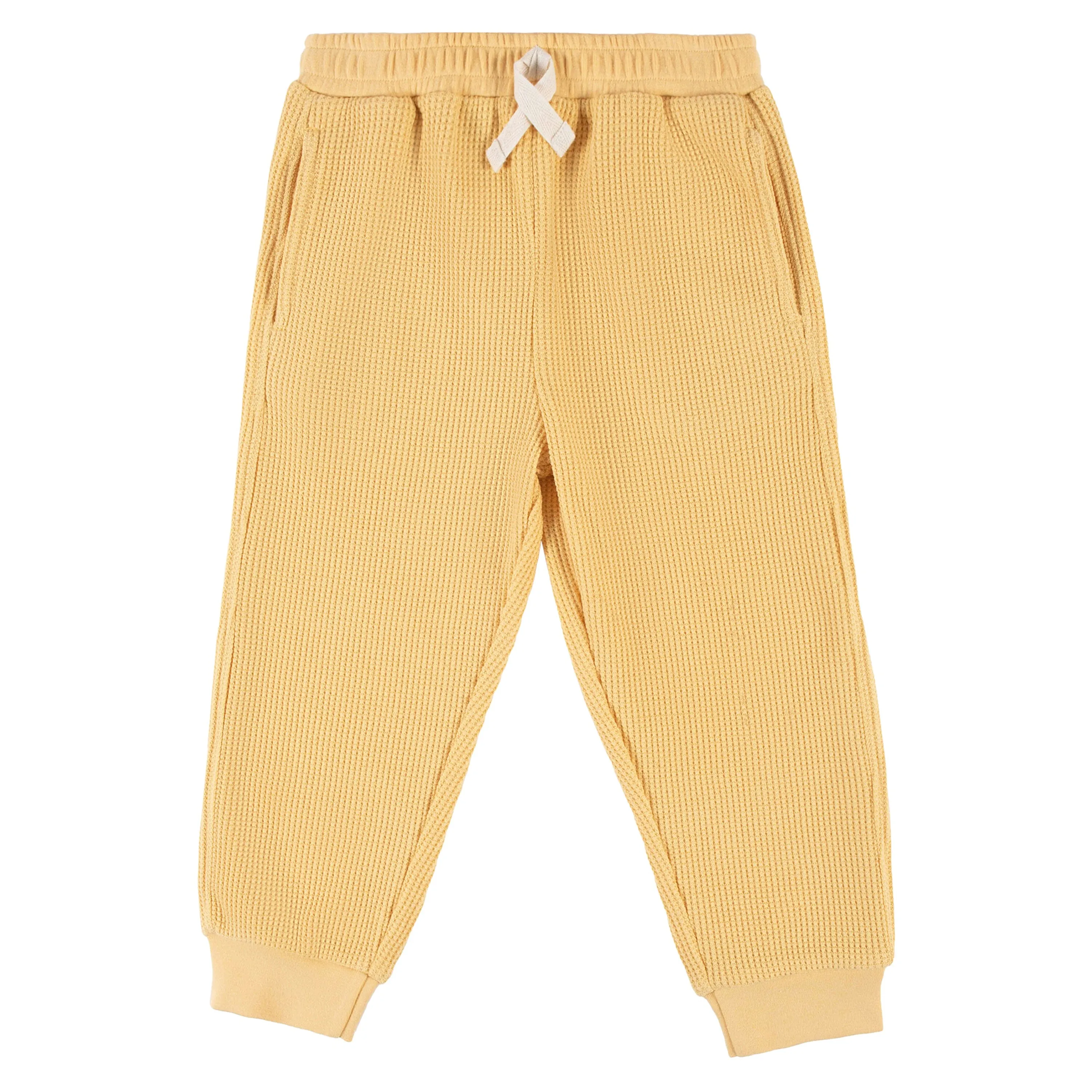 2-Pack Infant & Toddler Boys Asphalt & Light Yellow Joggers