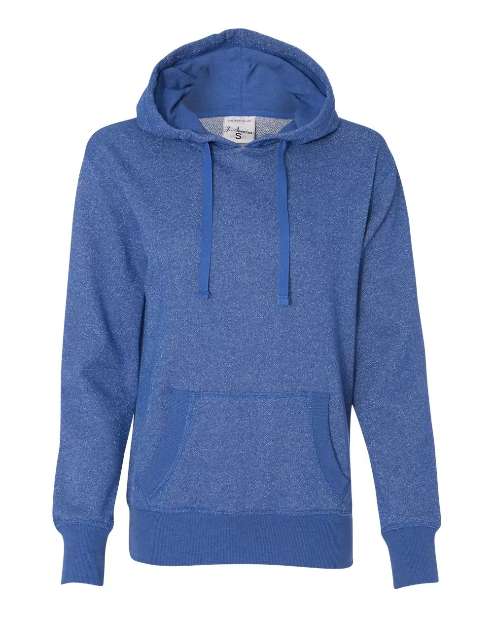 8860 J. America Women's Glitter French Terry Hooded Pullover SKU: 8860