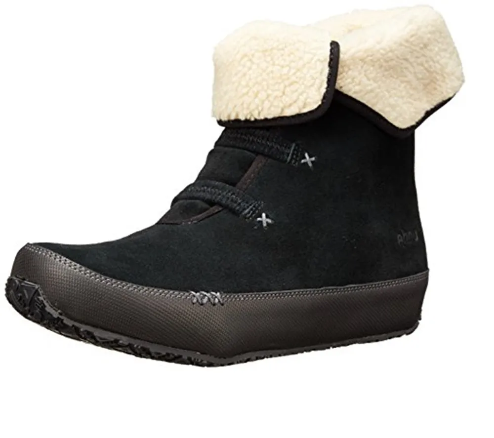 AHNU Women's 'Himalaya' Waterproof Suede Boot Black Size 6 M