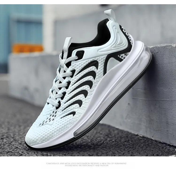 Air Cushion Running Casual Sports New Breathable Platform Men's Sneakers.