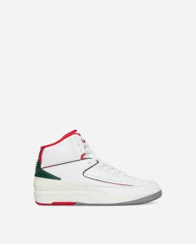 Air Jordan 2 Retro (GS) Sneakers White / Fire Red / Fir / Sail