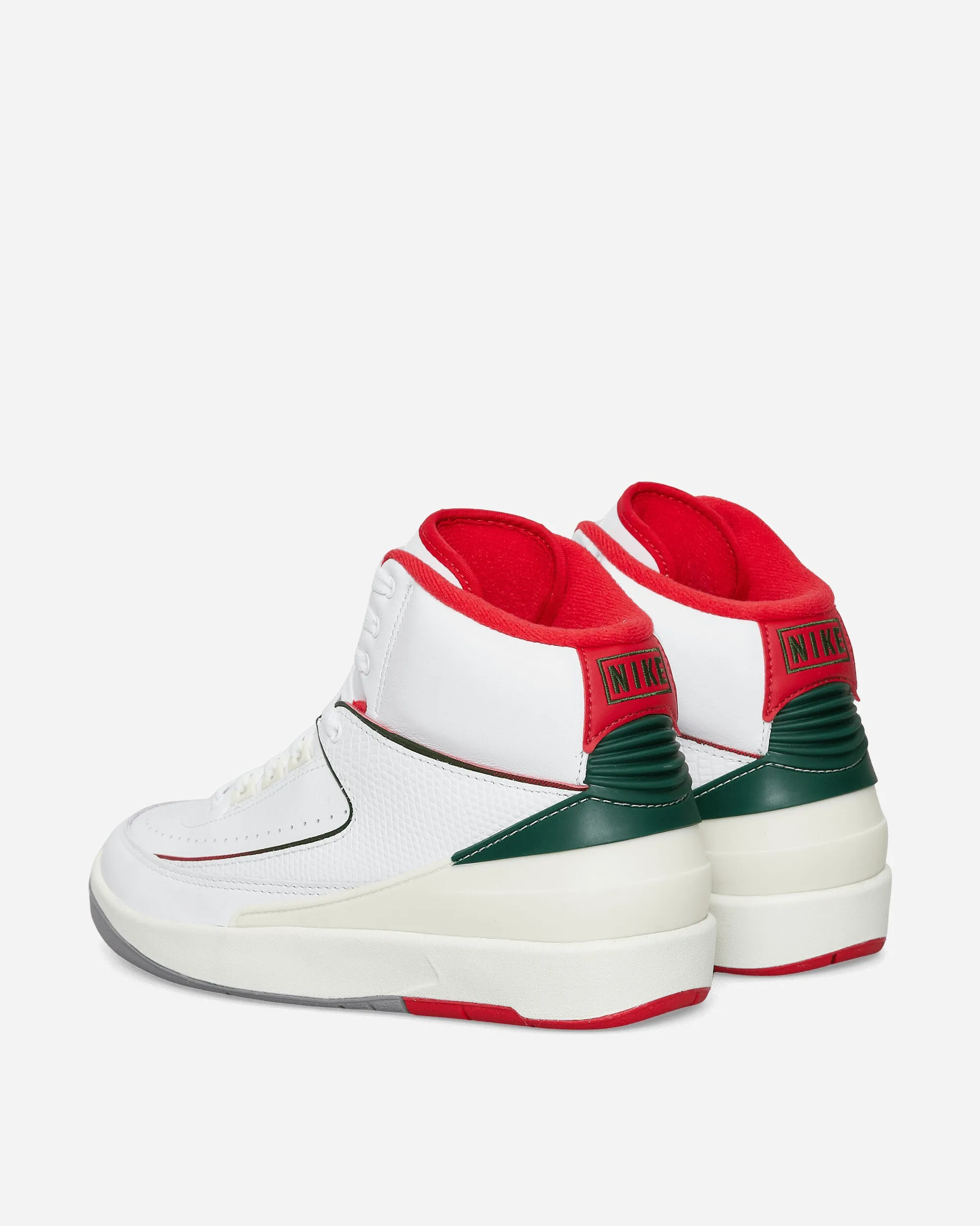 Air Jordan 2 Retro (GS) Sneakers White / Fire Red / Fir / Sail