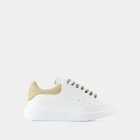 Alexander McQueen  Oversized Sneakers - Alexander McQueen - Leather - Beige