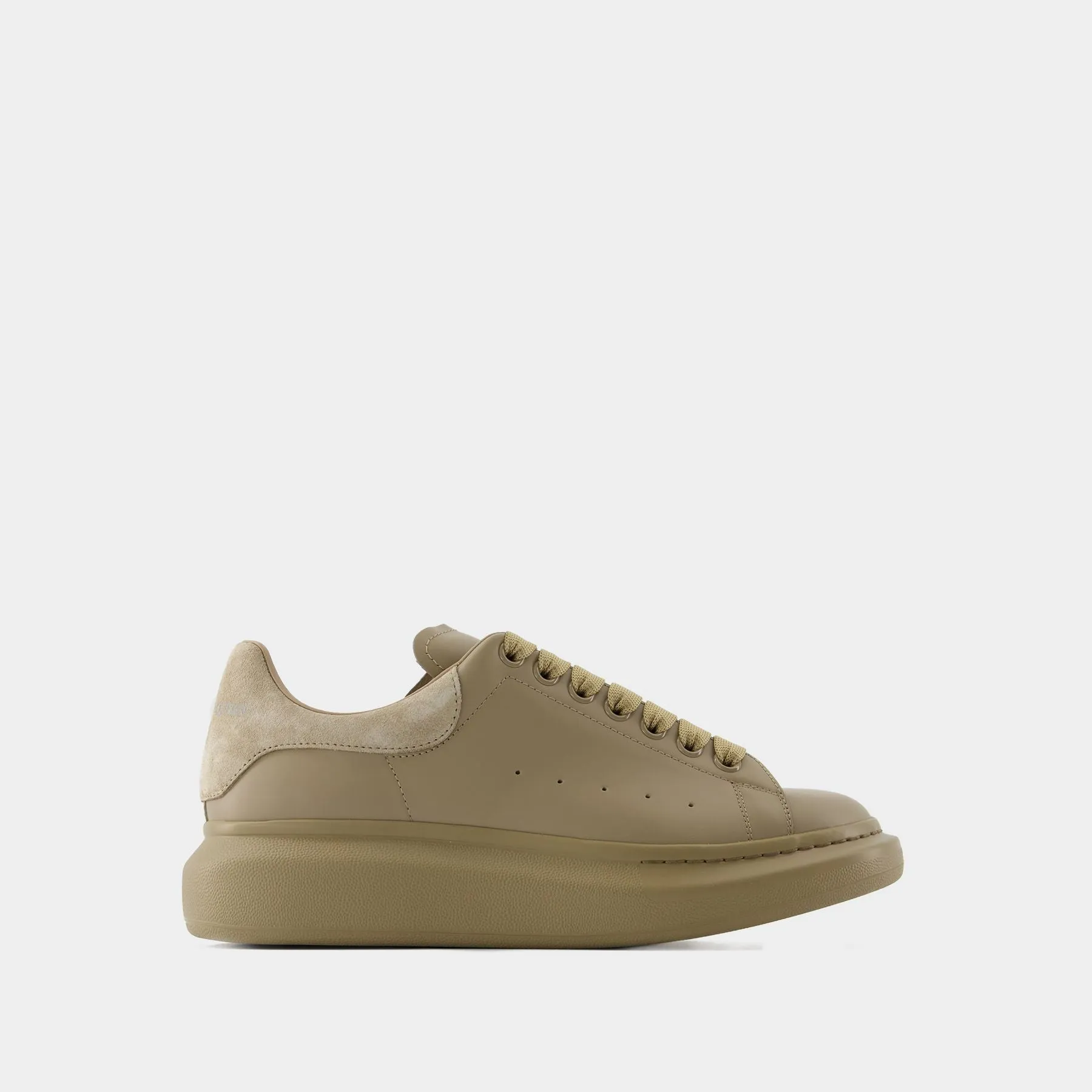 Alexander McQueen  Oversized Sneakers - Alexander McQueen - Leather - Brown