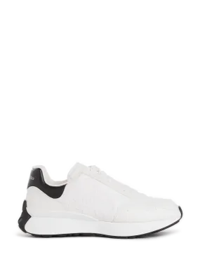 Alexander mcqueen  Sprint Runner leather sneakers  - White