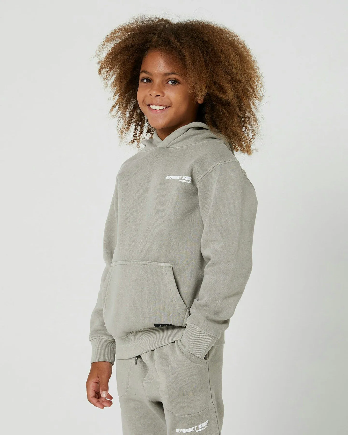 Alphabet Soup Teen San Clemente Hoodie - Concrete | SurfStitch