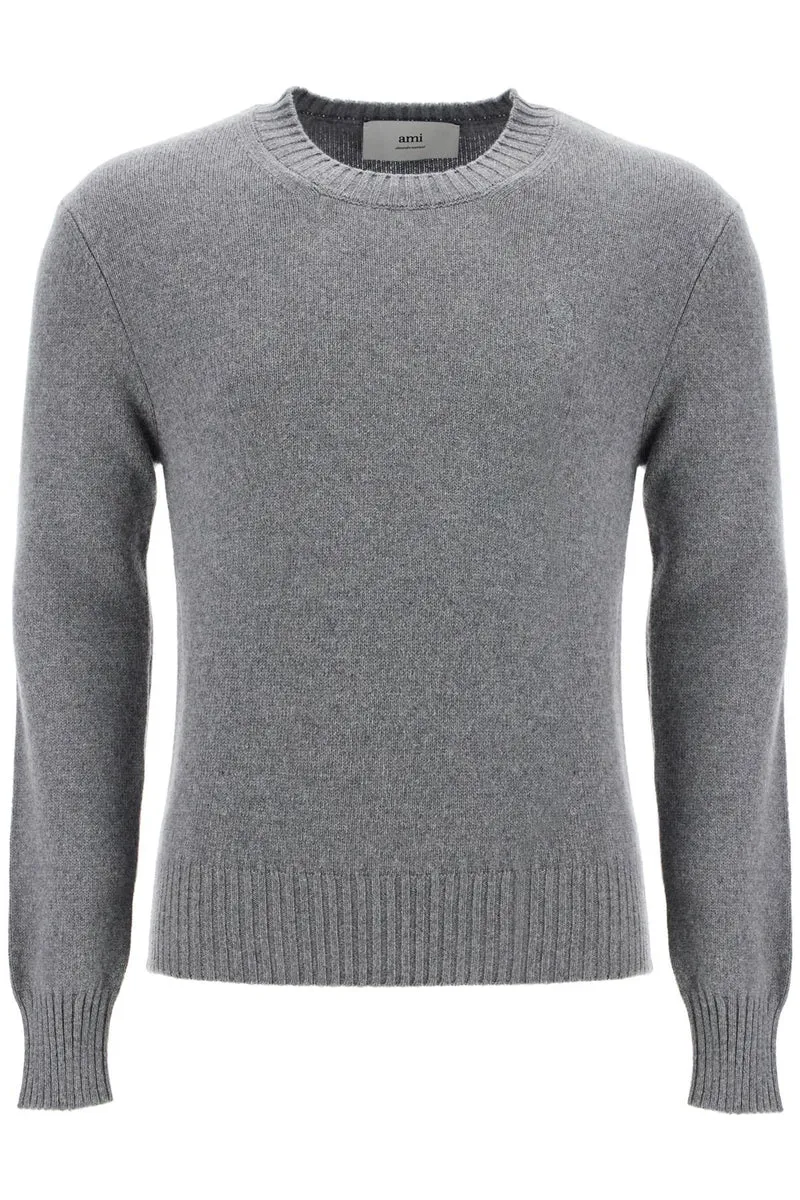 Ami Alexandre Matiussi    Ami Alexandre Matiussi Cashmere Crewneck Pullover