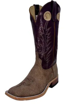 Anderson Bean Exclusive Brandy Suede Full Quill Men's Boot