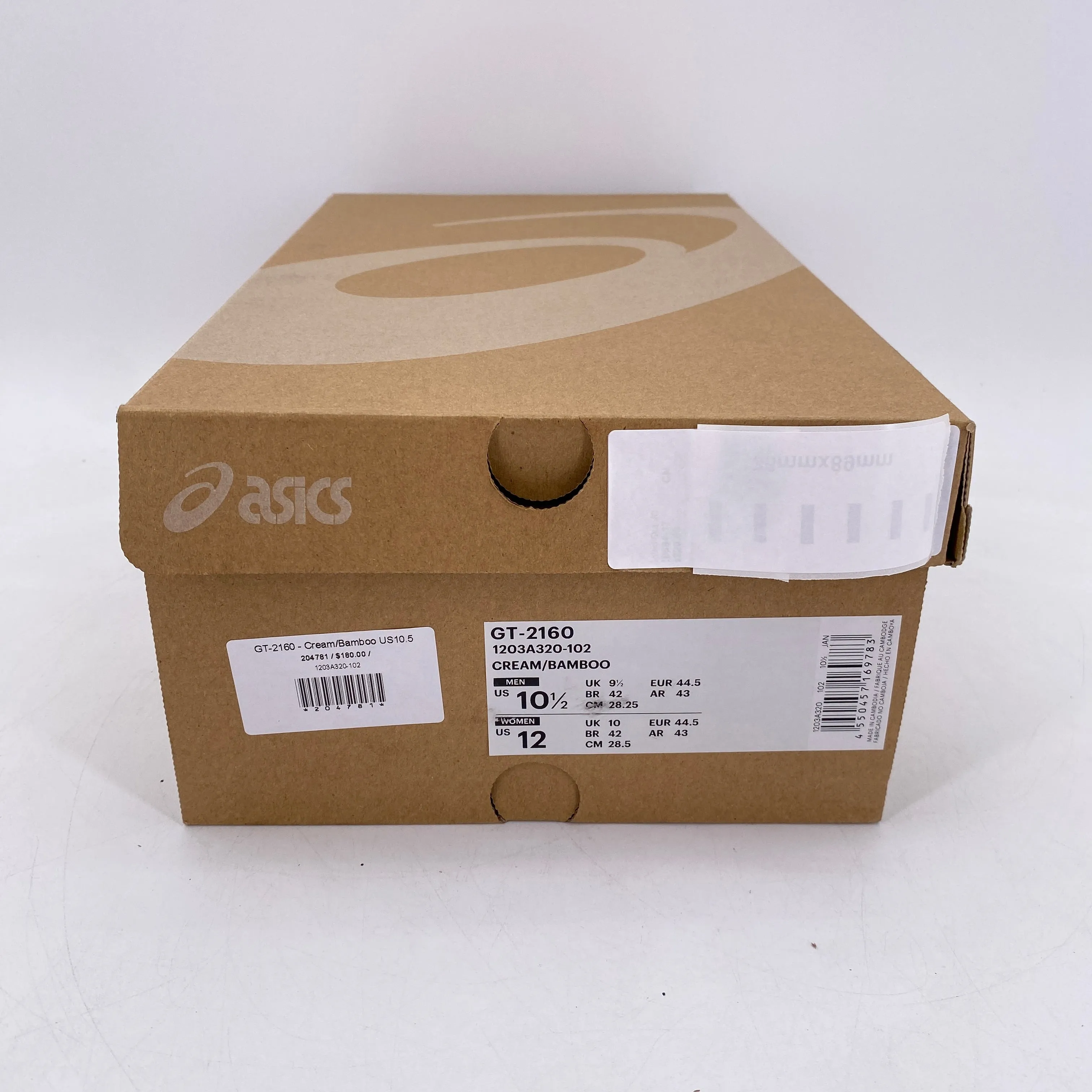 Asics GT-2160 Cream Bamboo 2024 New Size 10.5