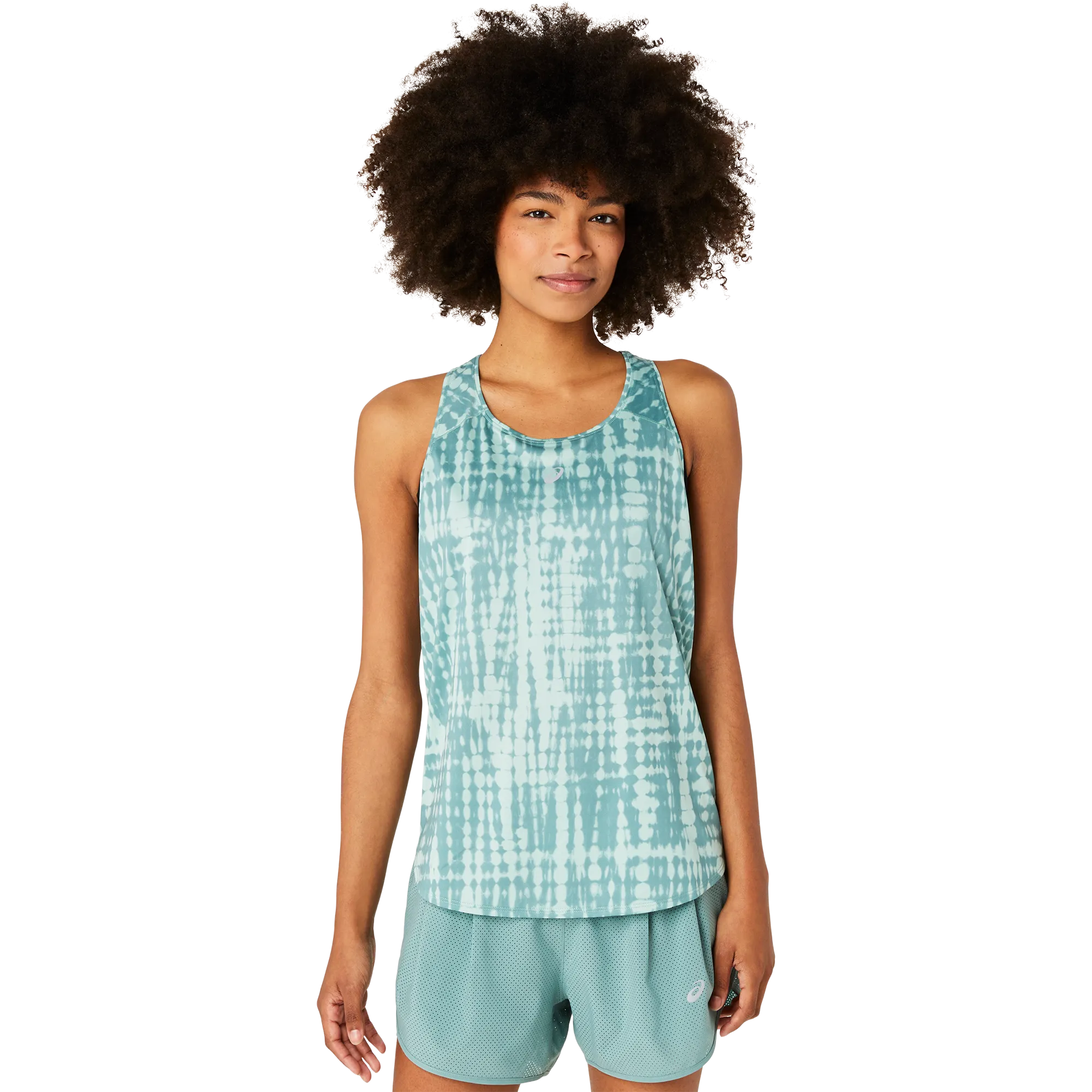 ASICS - Road All Over Print Tanktop Women light celadon