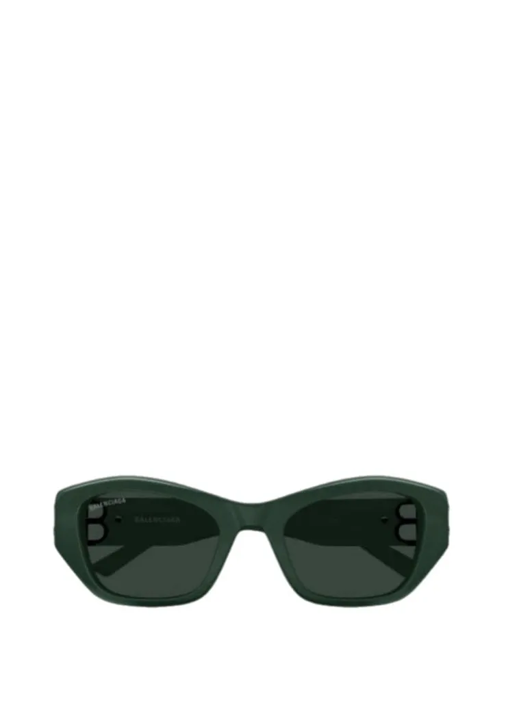 Balenciaga 53 Green Sunglasses