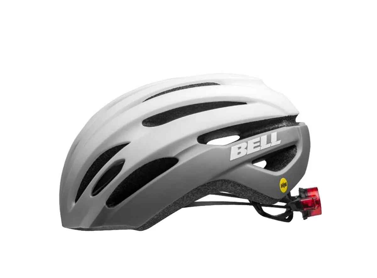 Bell Avenue LED MIPS Road Helmet - Womens - Matt Gloss White-Gray - 2020