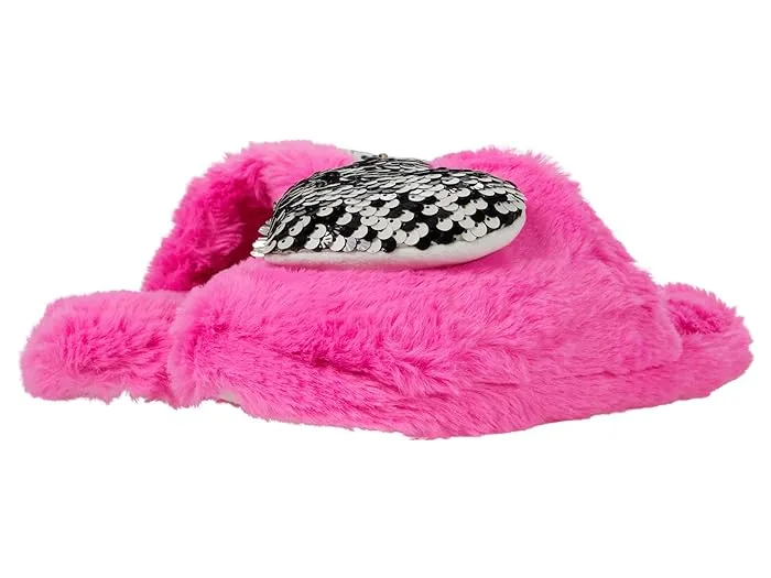 Betsey Johnson Novelty Sherpa Scuff Slipper Women's