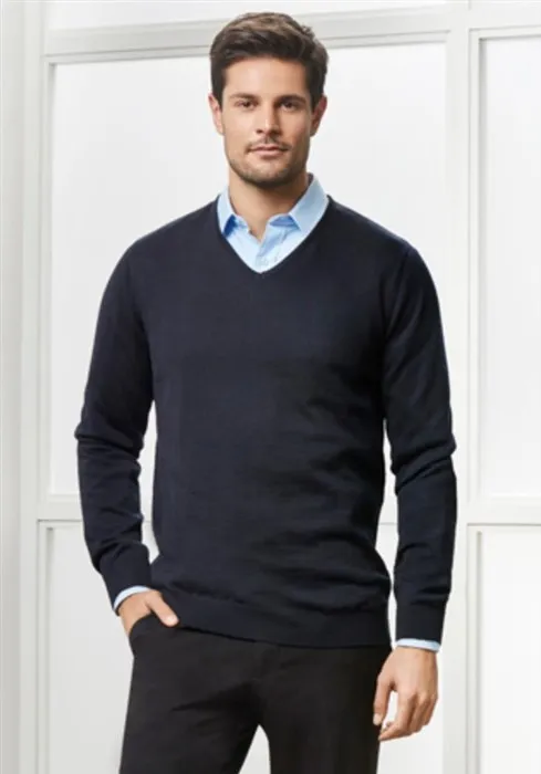 Biz Collection Mens Roma Pullover 50% Merino Wool 50% Acrylic 14 Gauge