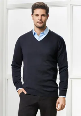 Biz Collection Mens Roma Pullover 50% Merino Wool 50% Acrylic 14 Gauge