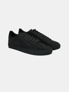 Black Leather Sneakers