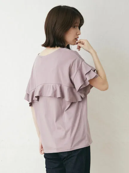 Bobo Tokyo Lavega Two-tier ruffle cut pullover