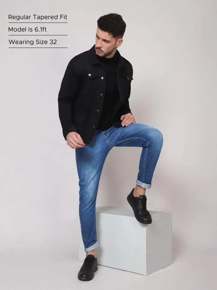 Buy Egyptian Blue Stone Washed Jeans Online in India -Beyoung