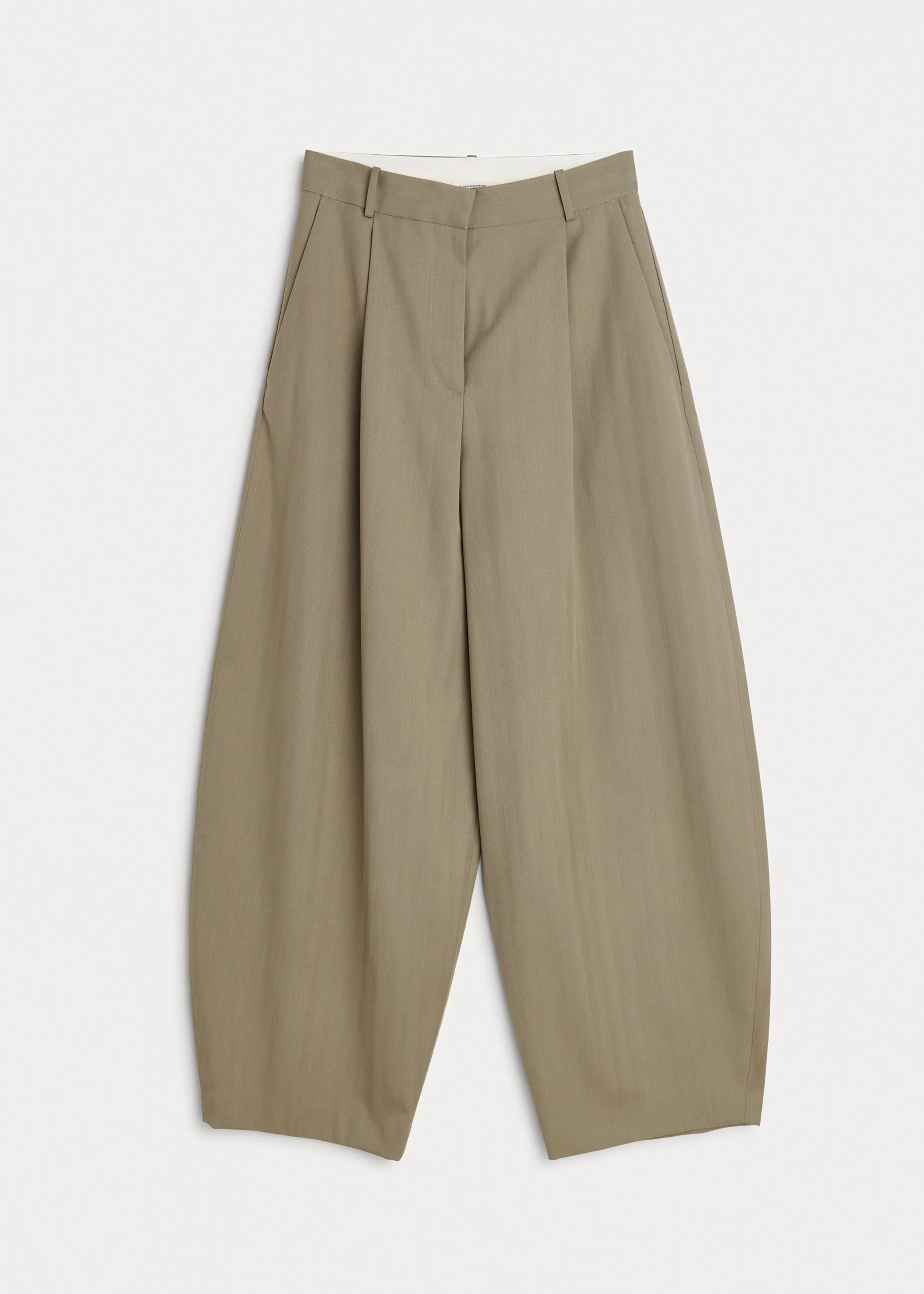 By Malene Birger Povilos High-Waisted Trousers - Fallen Rock