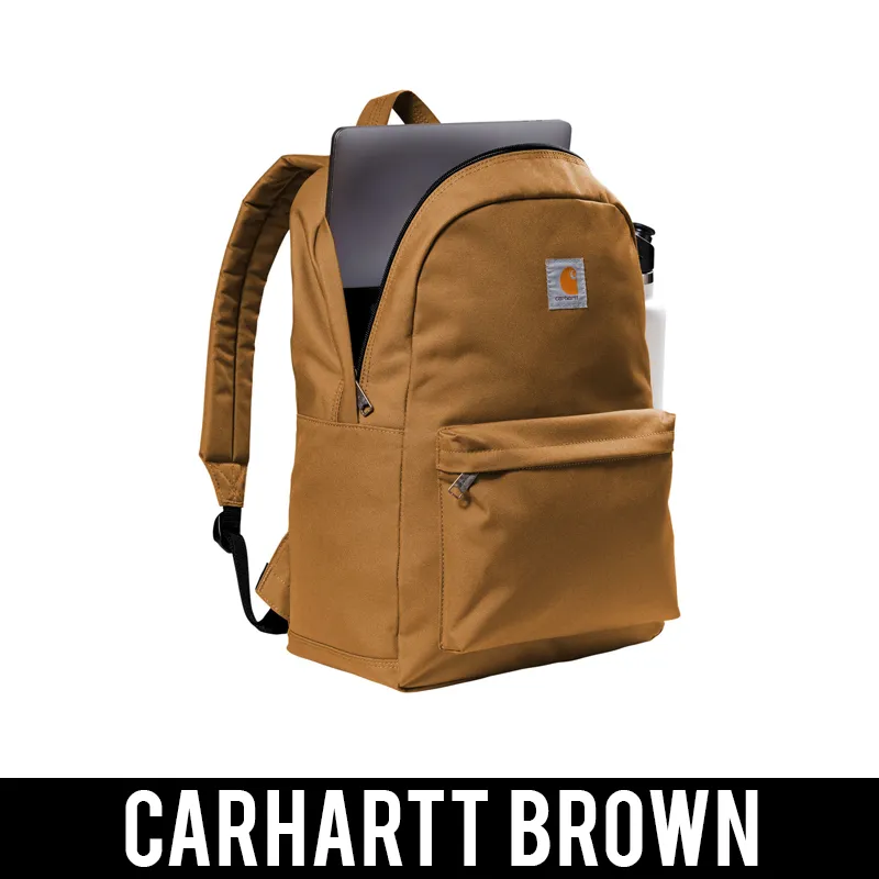 Carhartt Greek Canvas Backpack, 2-Color Greek Letters - CT89241804 - EMB