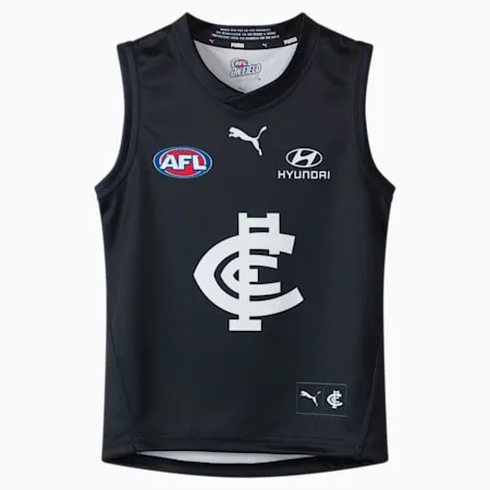 Carlton Football Club 2024 Replica HOME Kids Guernsey | Dark Navy-PUMA White-CFC | PUMA Carlton FC | PUMA 