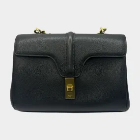 Celine black grained leather Teen Soft 16 handbag