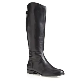 Ciao Bella Raya Riding Boot Black Burnished PU Ladies 6.5