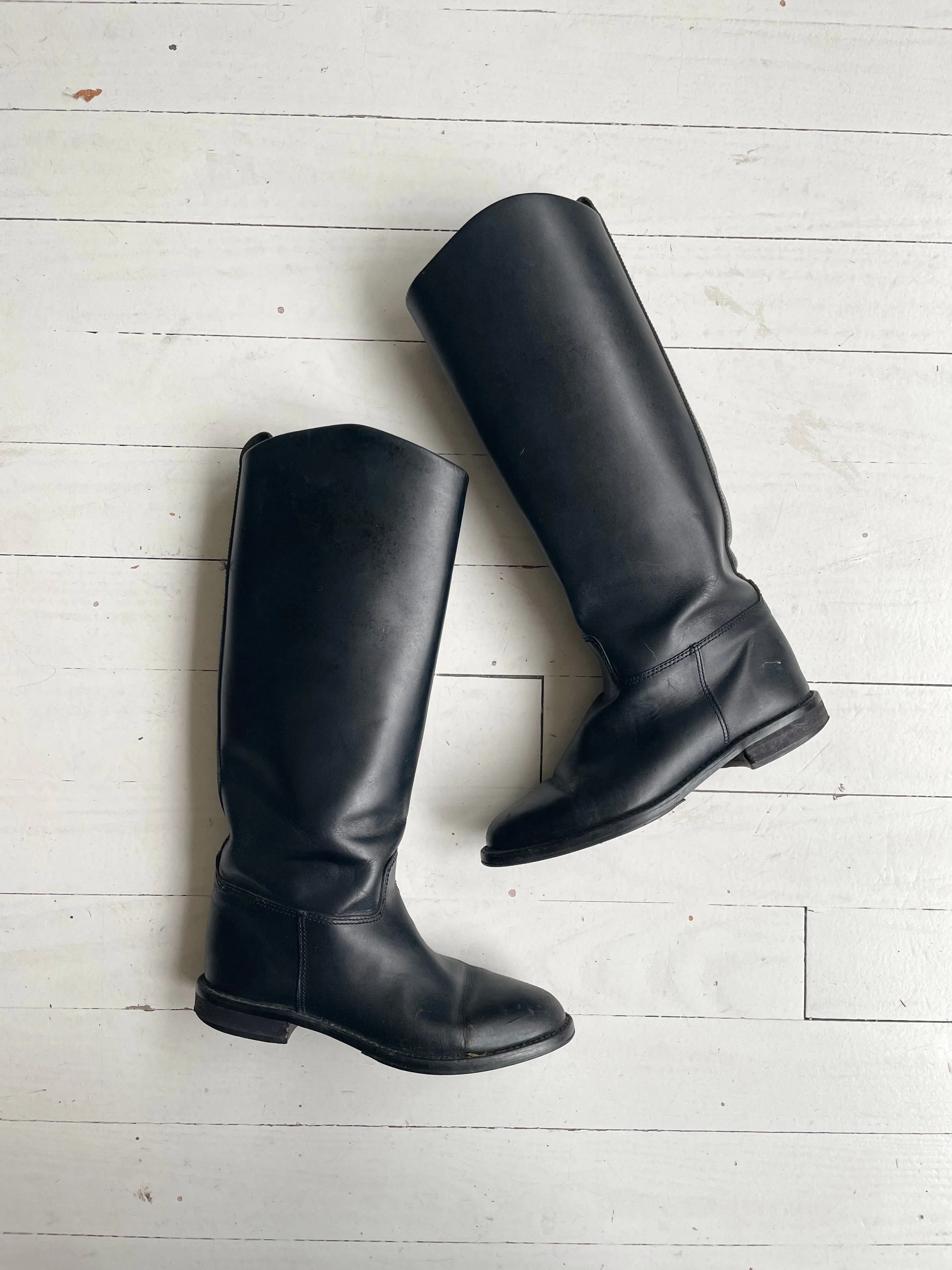 Classic Leather Riding Boot