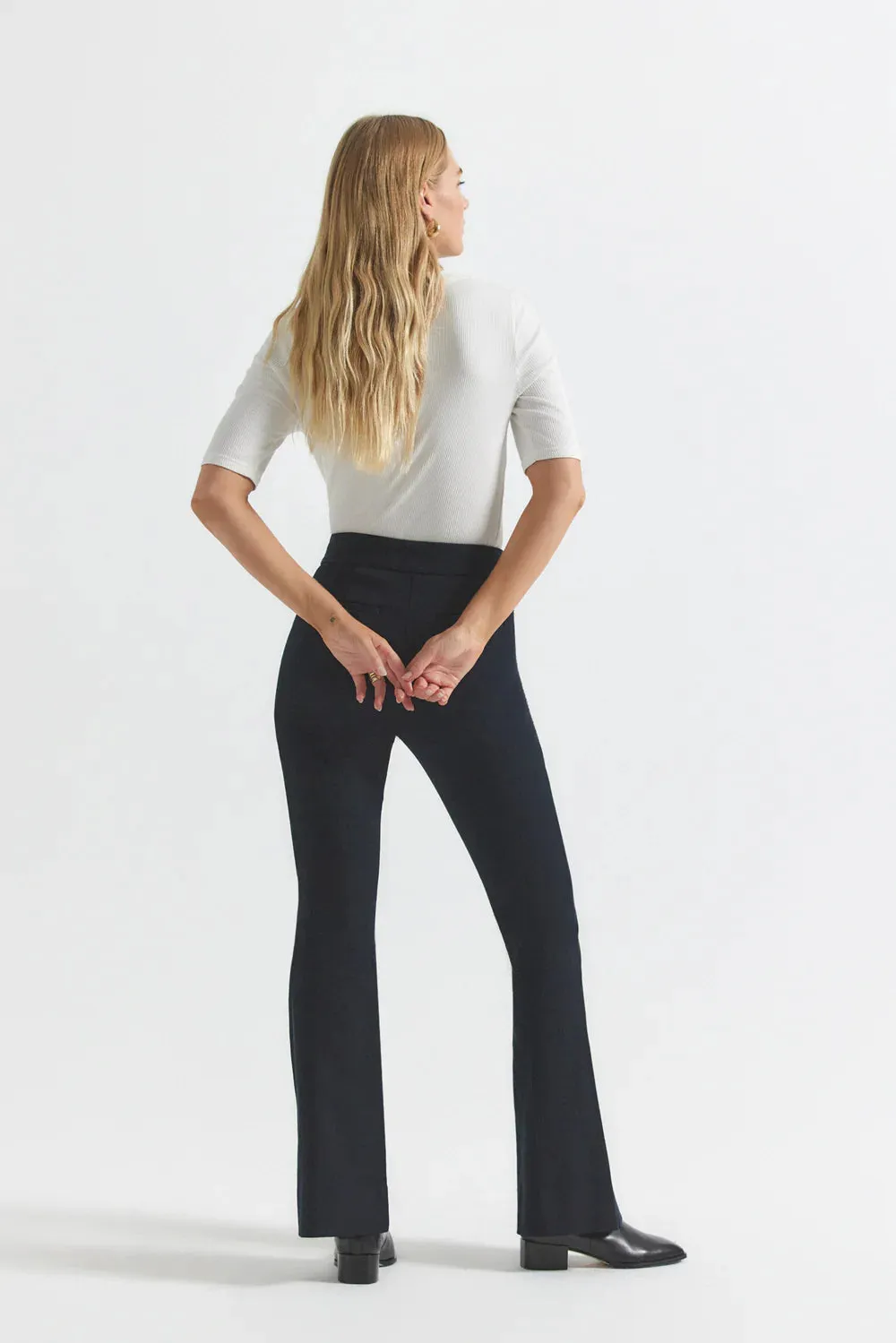 Crosby Flare Trousers - Midnight