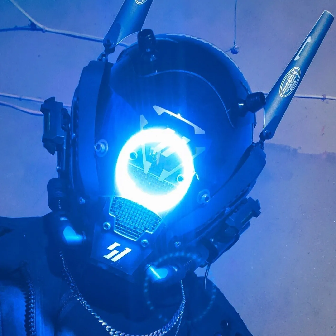 Cyberpunk LED Helmet