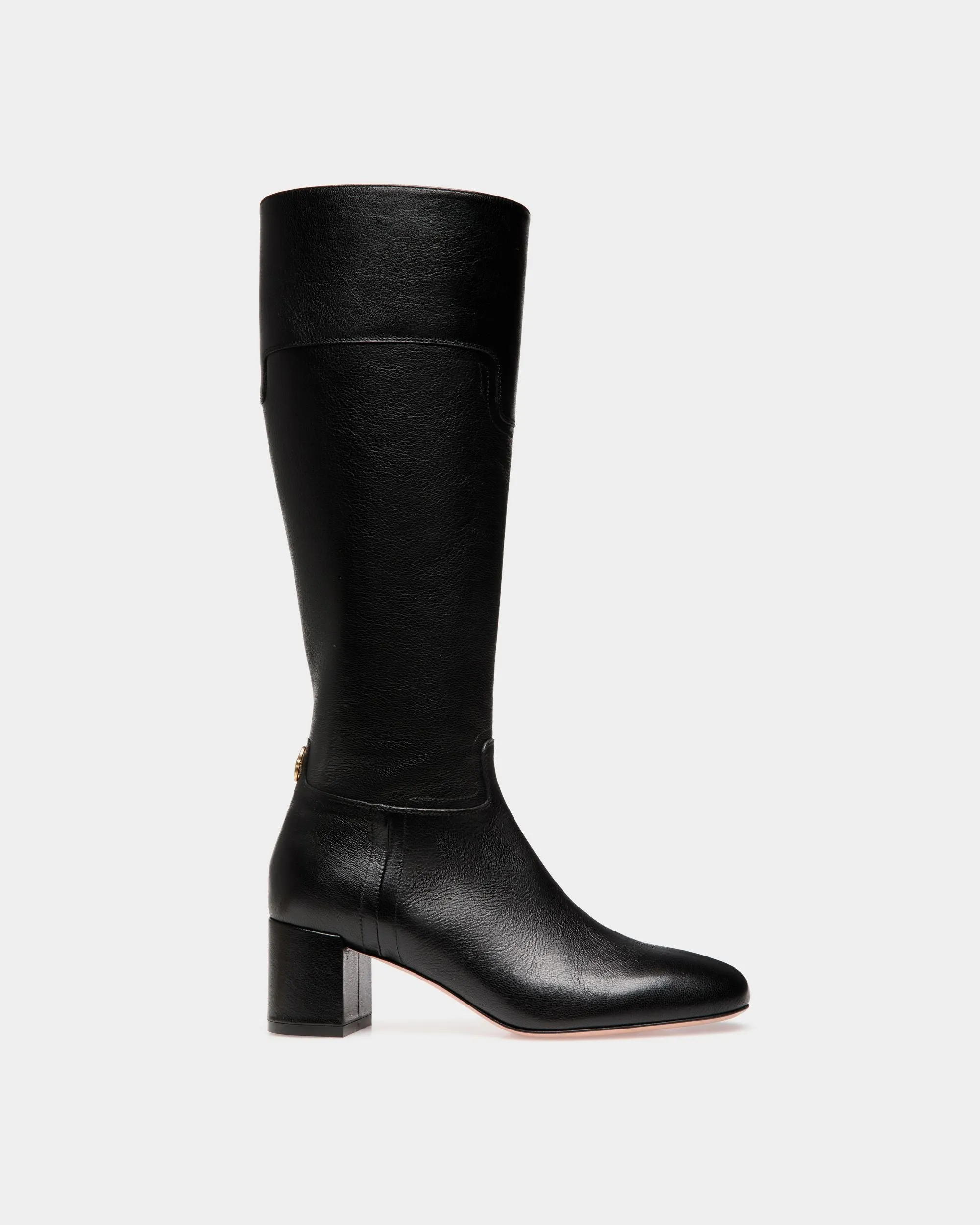 Daily Emblem Boot in Black Leather