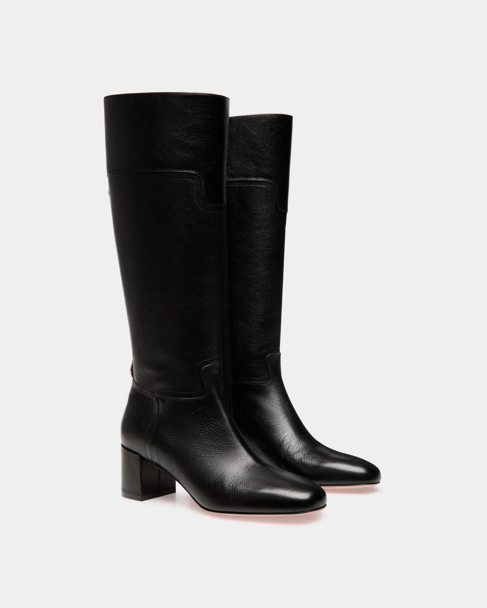 Daily Emblem Boot in Black Leather