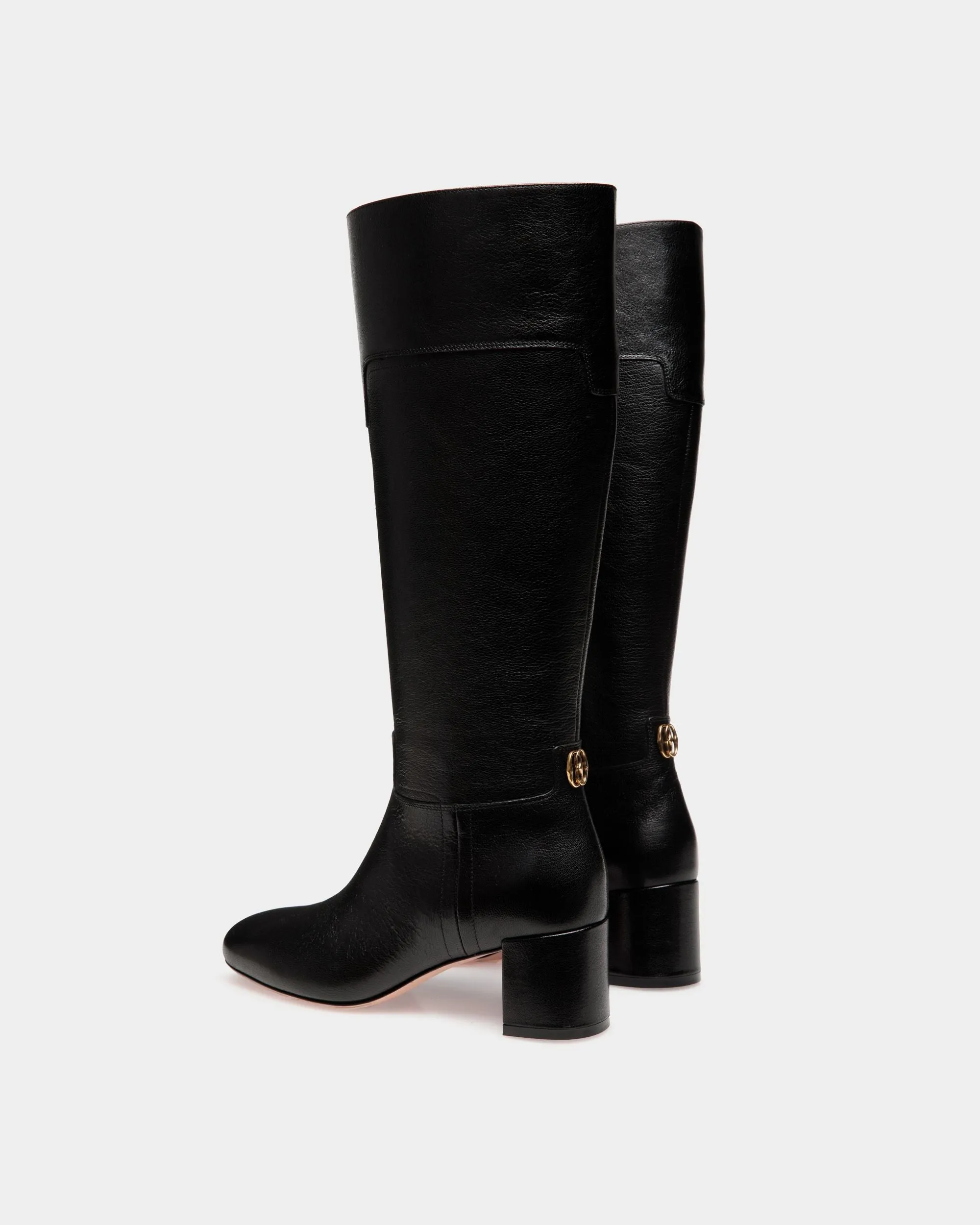 Daily Emblem Boot in Black Leather