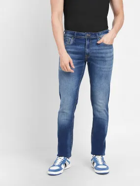 Dark Blue Low Rise Glenn Slim Fit Jeans