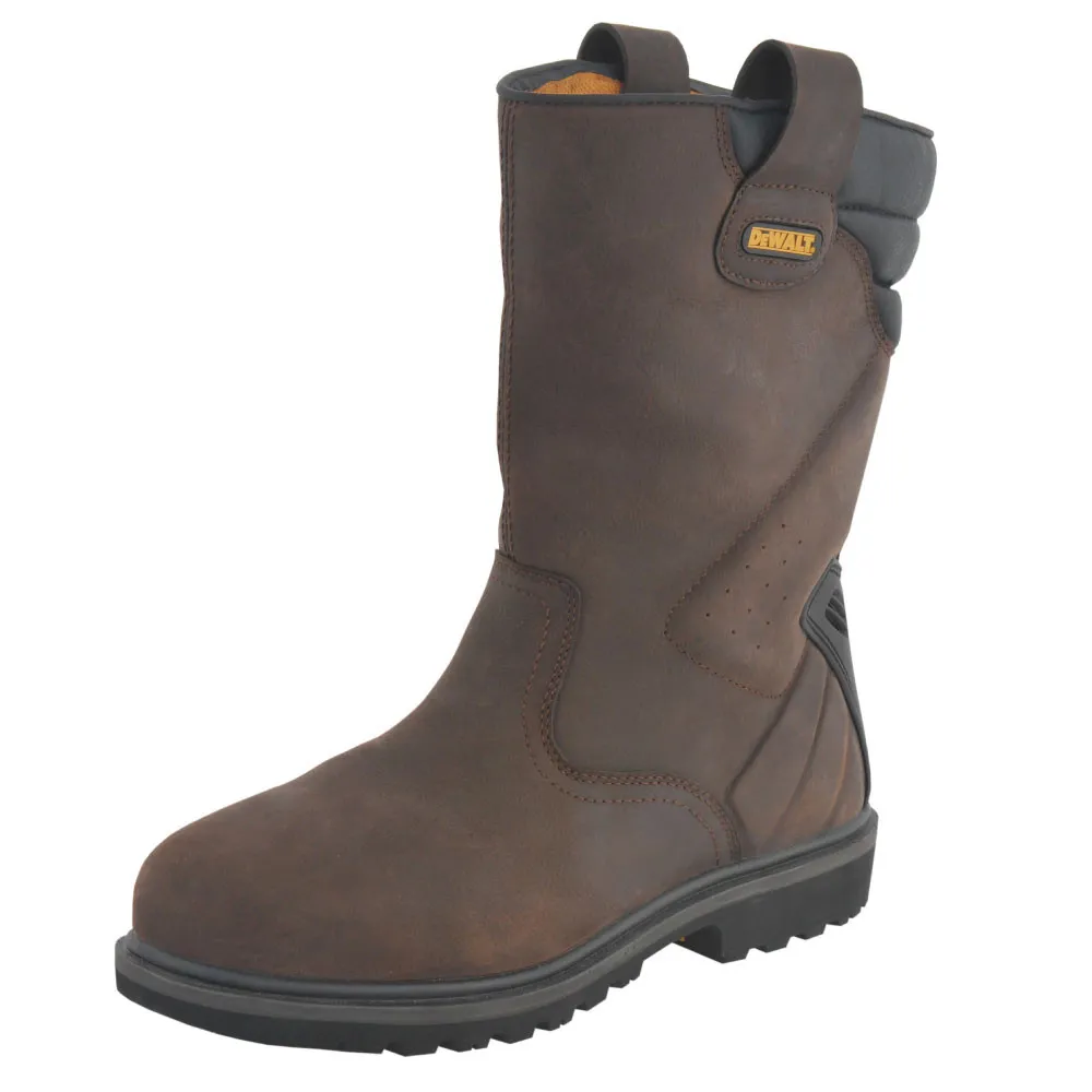 Dewalt Safety Rigger Boot - Crazy Horse Leather - Brown - Size 8