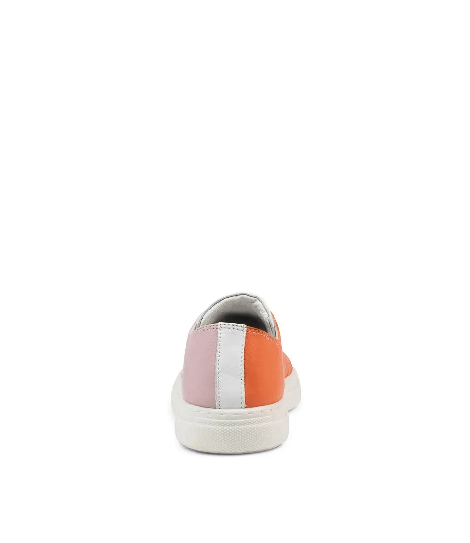 DIANA FERRARI Sollys Melon Mix Leather Sneakers