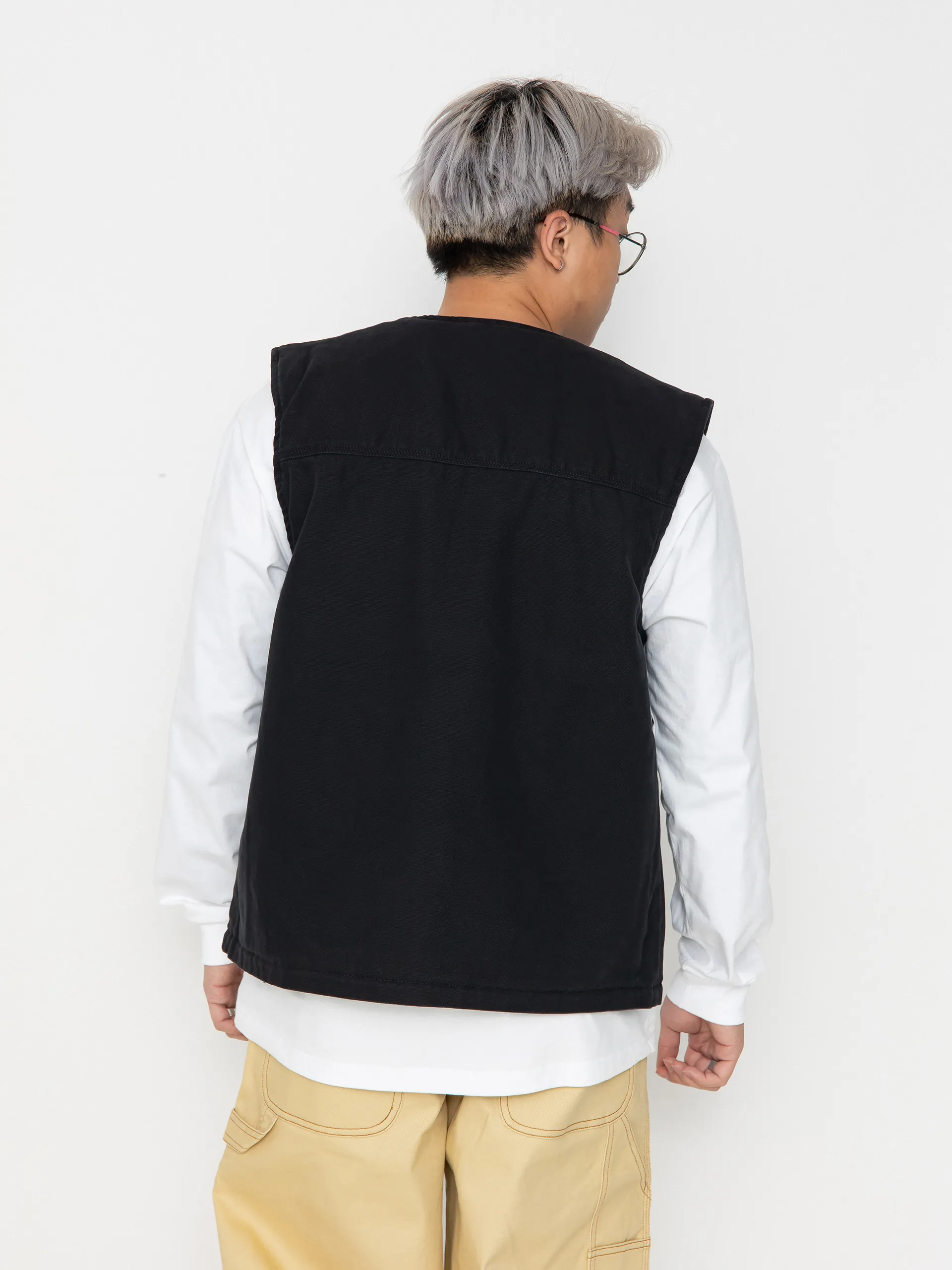 Dickies Duck Canvas Vest (stone washed black)