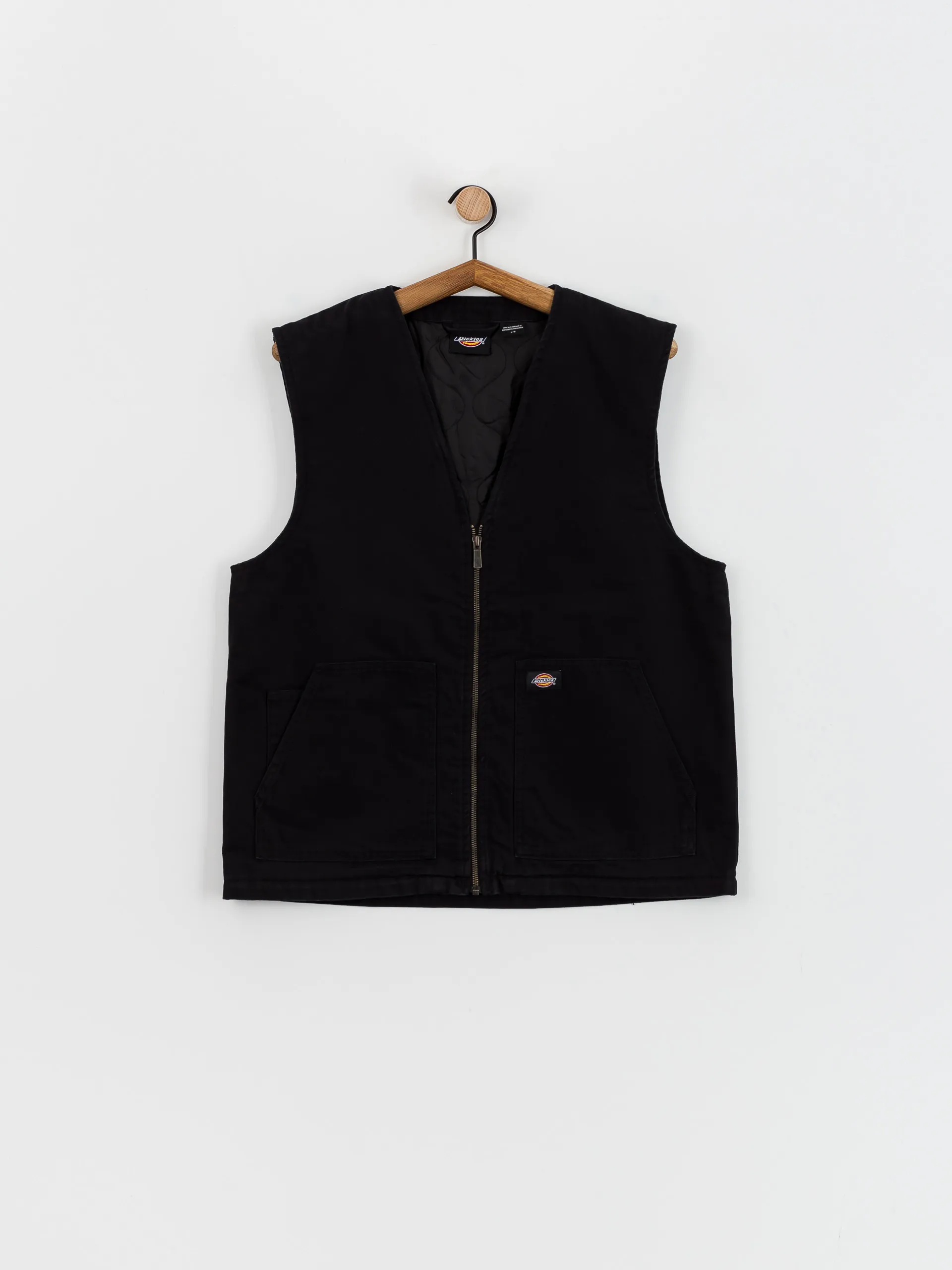 Dickies Duck Canvas Vest (stone washed black)