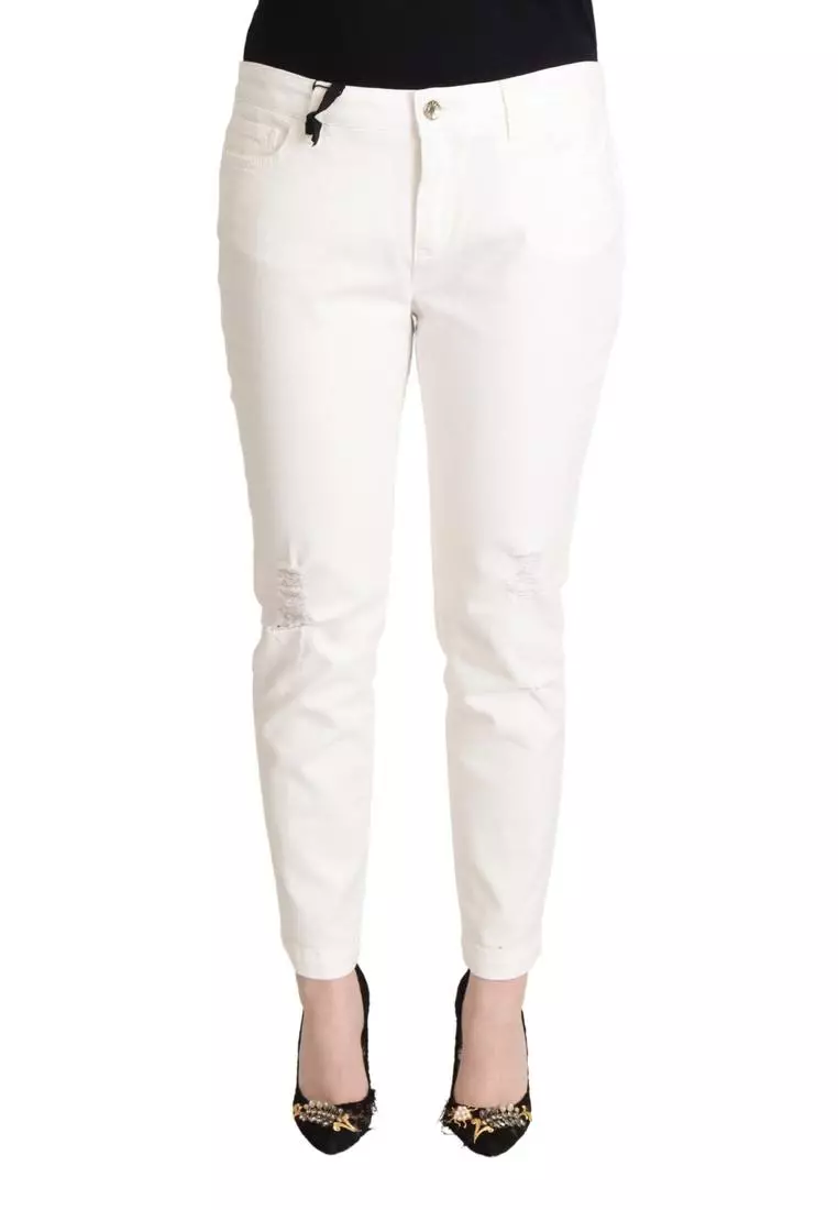 Dolce & Gabbana Dolce & Gabbana Cotton Mid Waisted Skinny Denim Jeans