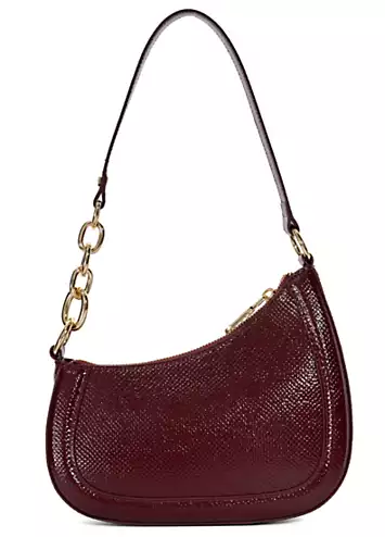 Dune London Direction Reptile Chain Detail Shoulder Bag | Kaleidoscope