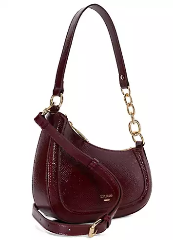 Dune London Direction Reptile Chain Detail Shoulder Bag | Kaleidoscope