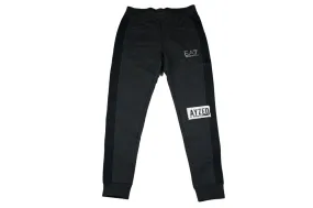 EA7 Emporio Armani Grey And Black Tracksuit Bottoms