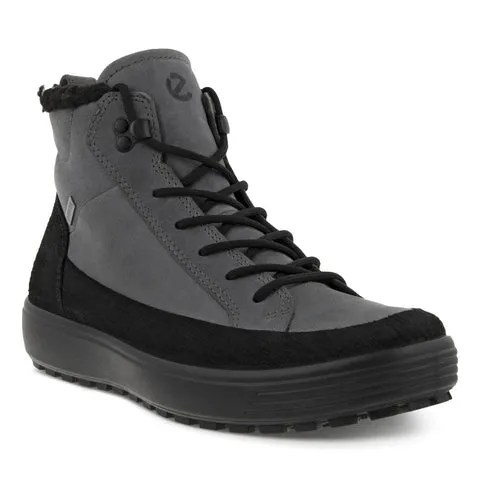 Ecco Mens Soft 7 Tred Boot - Titanium Black