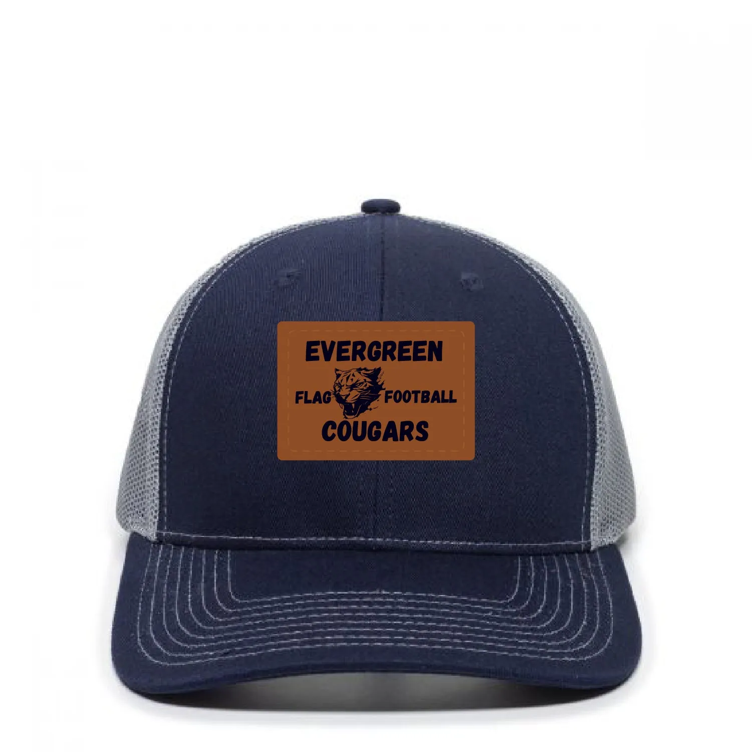 Evergreen Flag Football Premium Trucker Hat