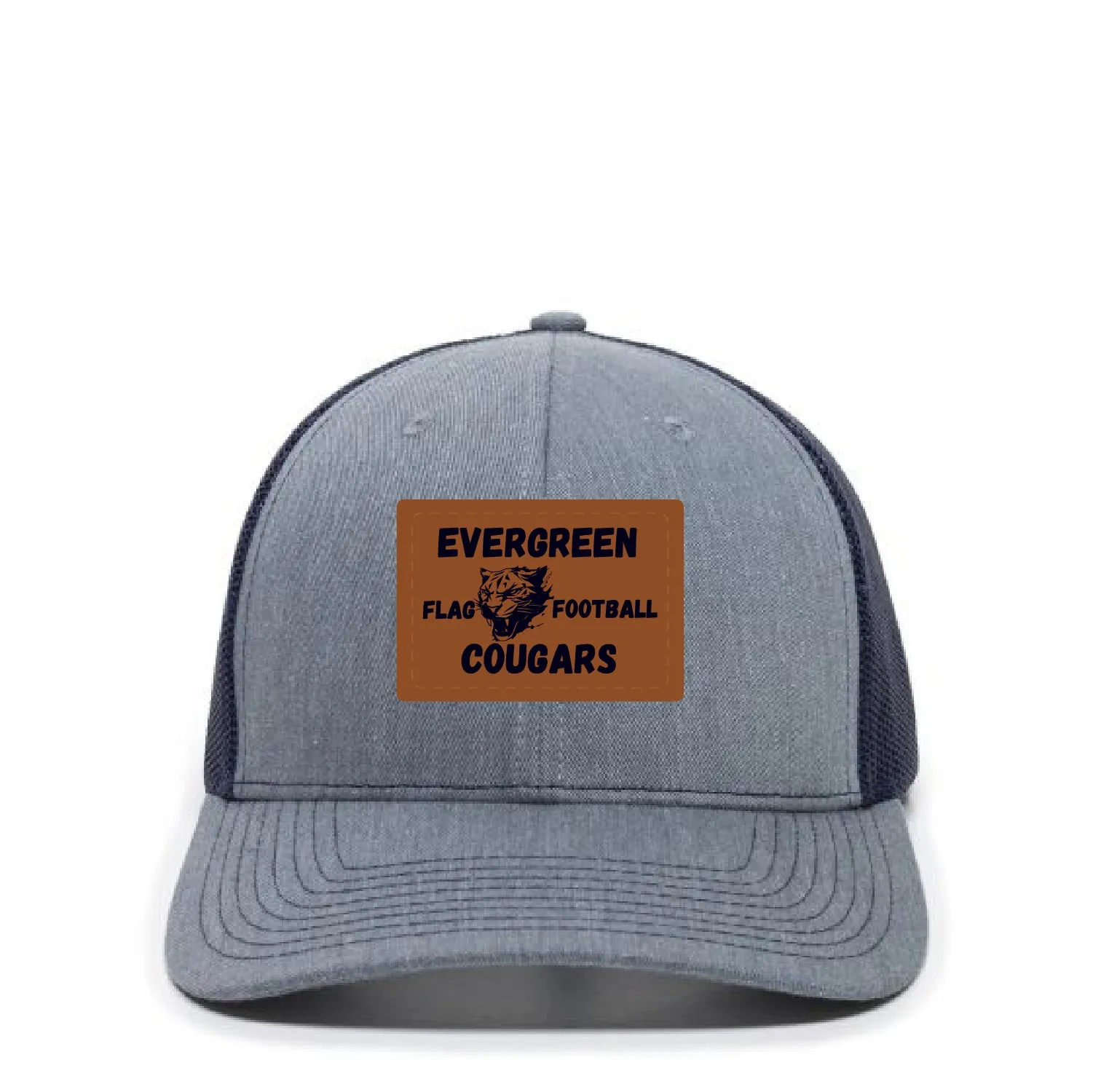 Evergreen Flag Football Premium Trucker Hat