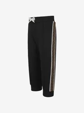 Fendi Kids - Boys FF Logo Tape Joggers | Childsplay Clothing