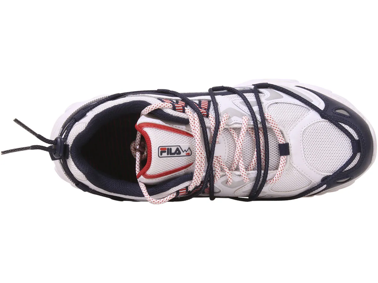 Fila Men's Expeditioner Running Sneakers White/Navy/Red Sz: 11