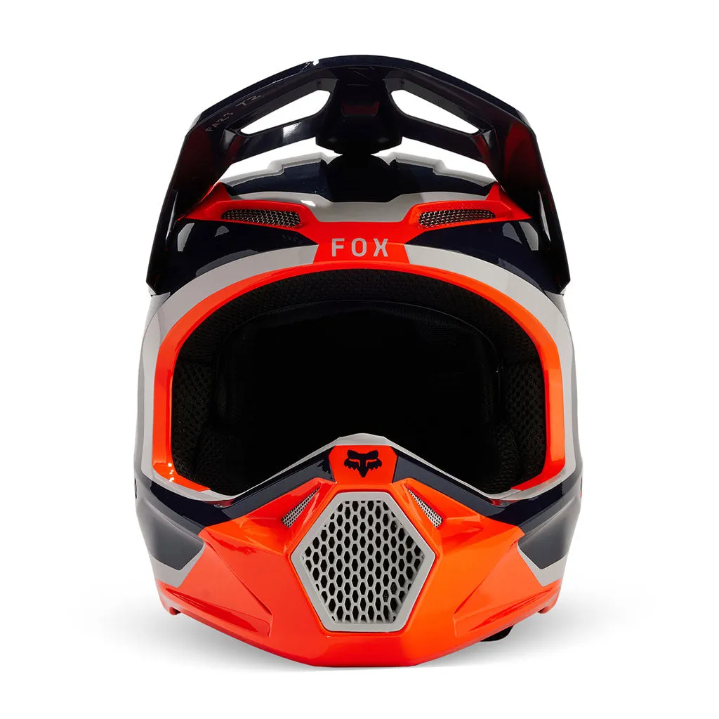 Fox - 2024 Youth V1 Nitro Flo Orange Helmet