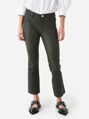     FRAME  Women's Le Crop Mini Boot Leather Pant    