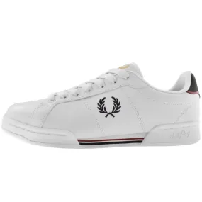 Fred Perry B722 Leather Trainers White